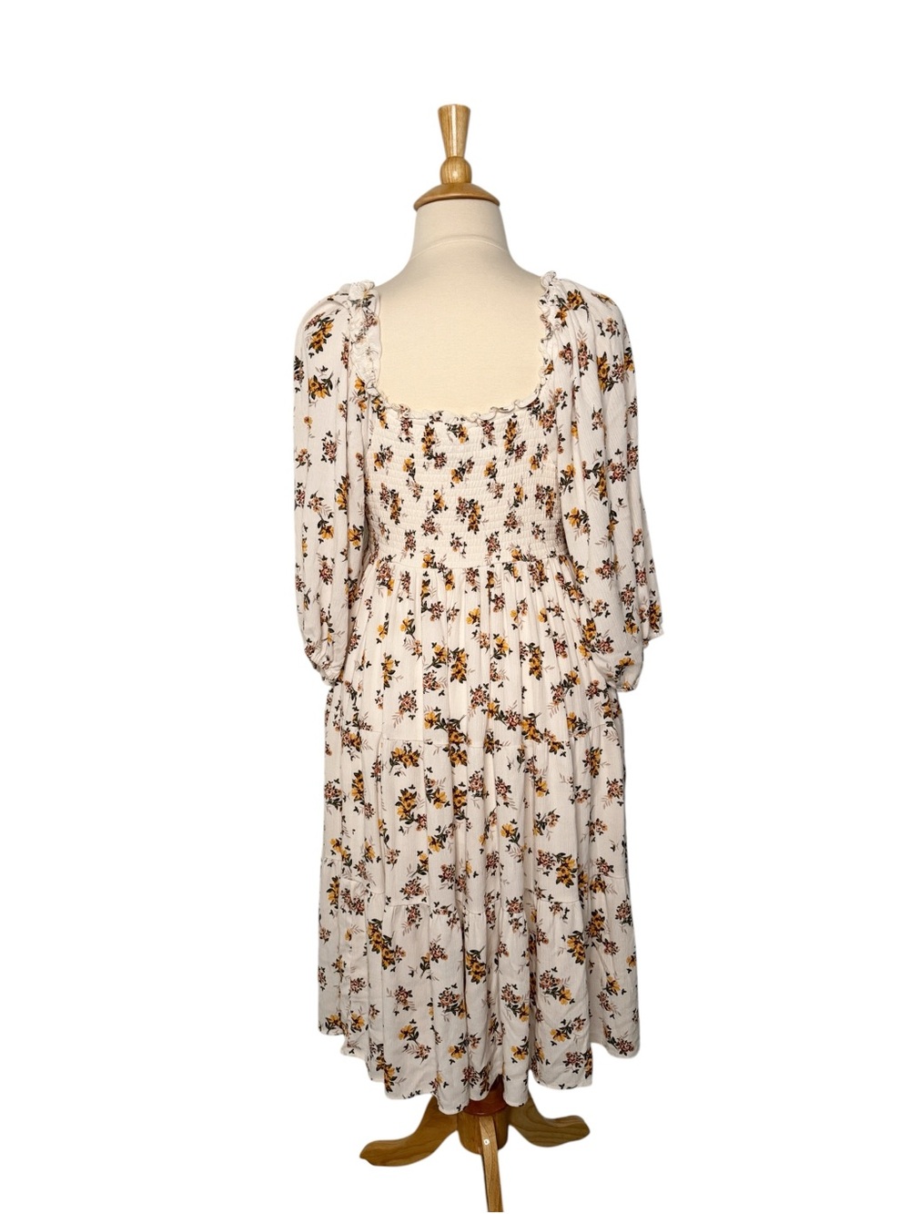 Torrid Midi Gauze 3/4 Length Sleeve Dress Size 4/4X - Picture 4 of 11